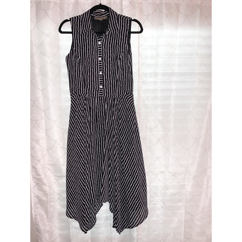 Black & White horizontal stripped dress